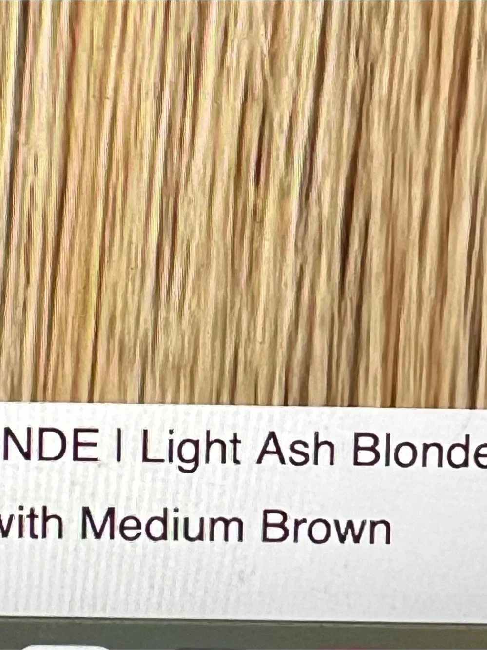 Brand New! Ash blonde hair topper. Venice blonde.